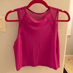 Sculpt cropped tank top